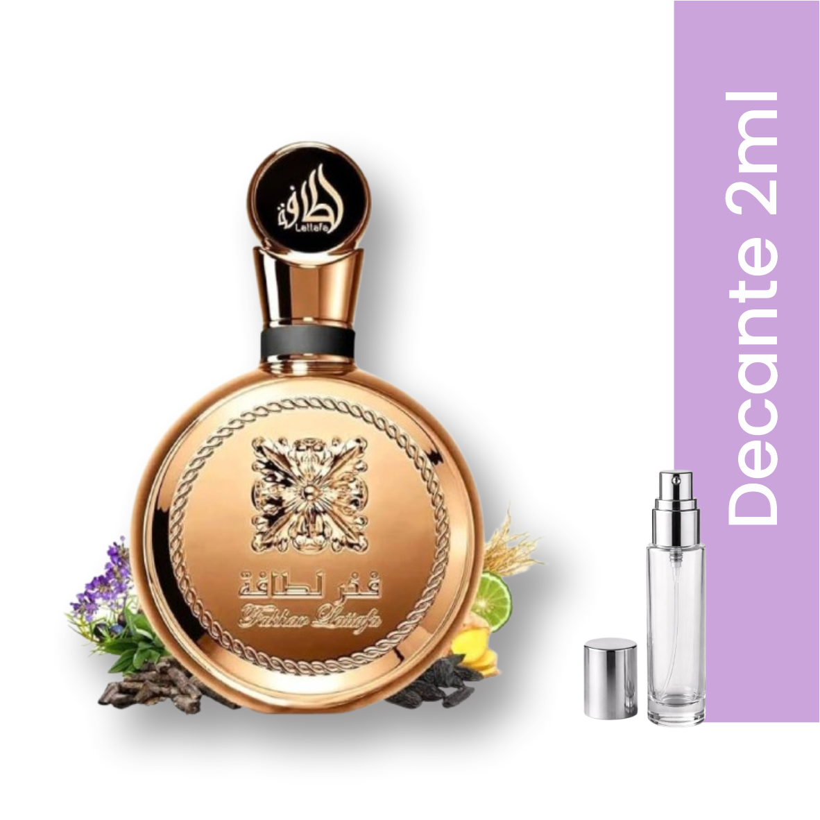 (Decant) Fakhar Extrait Gold Eau de Parfum - Lattafa - Imagem 2