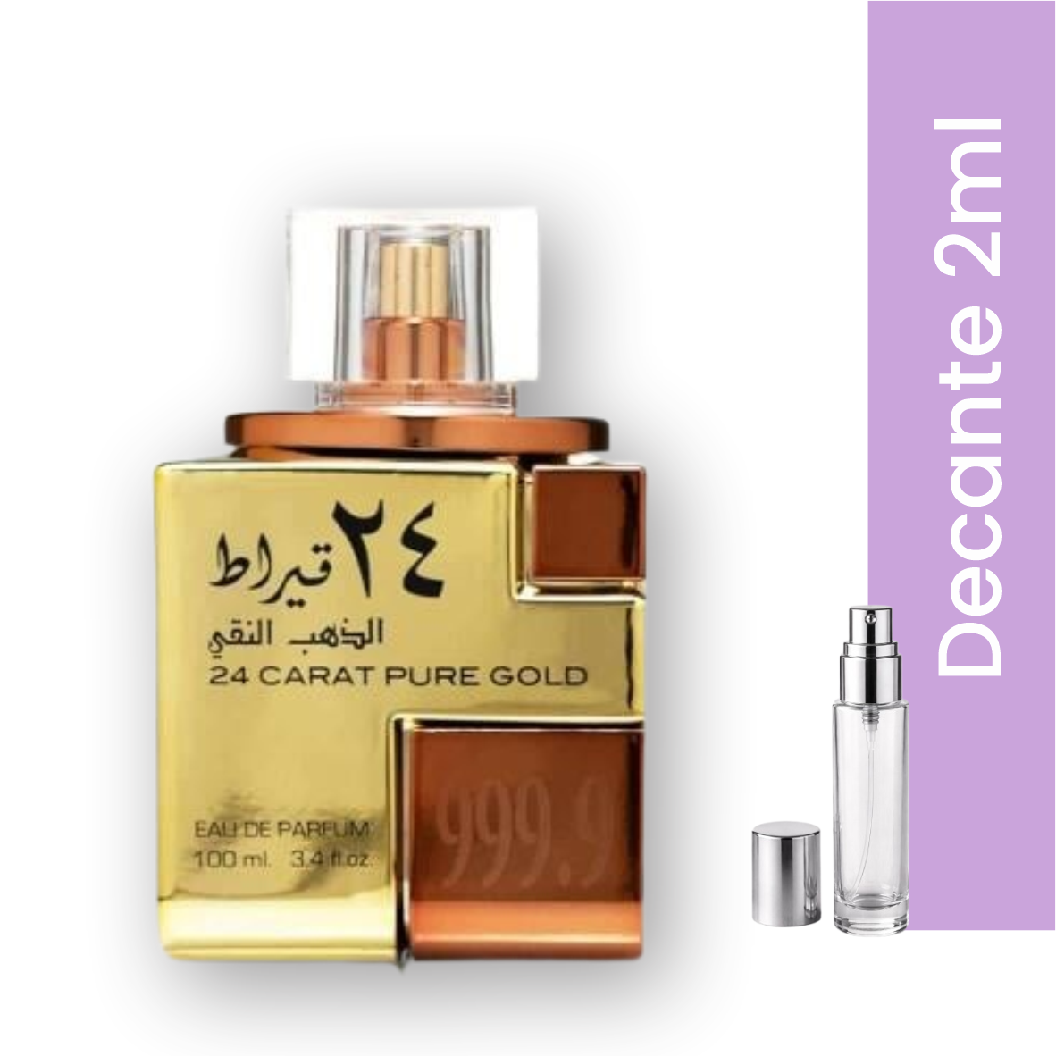 (Decant) 24 Carat Gold - Lattafa - Imagem 2